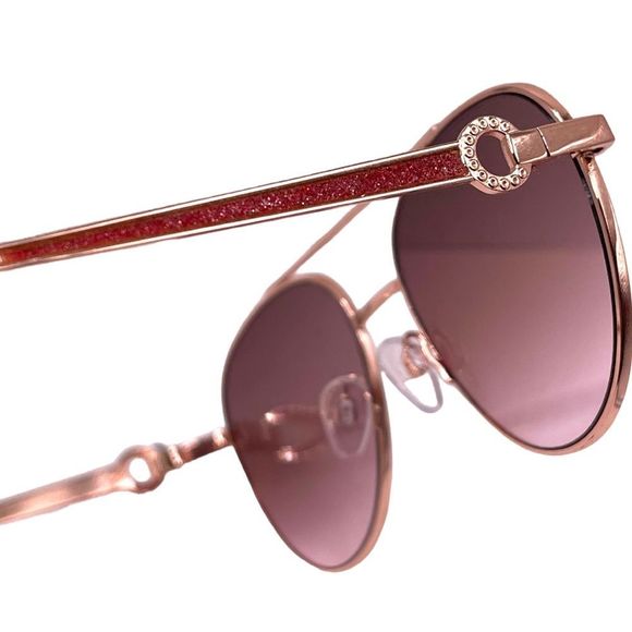 Rose Gold Aviators Tan to Pink Variated Lenses - Picture 7 of 10